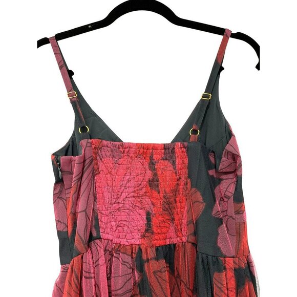 Anthropologie Hutch Freya Sleeveless Tiered Tulle Maxi Dress Size 8 NWT - Picture 10 of 11